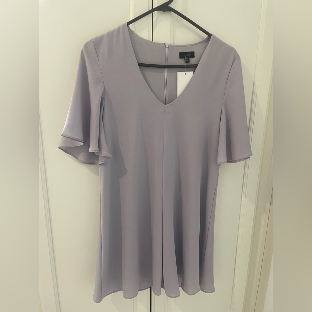 NWT Lilac Flowy V Neck Dress - Size S